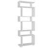 HABITAT ET JARDIN - Bibliothèque en bois "Blok" - 60 x 19 x 165 cm - Blanc - vignette