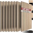 TECTAKE - Panneaux acoustiques Sonic Wall IV aspect bois Chêne clair - vignette