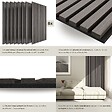 TECTAKE - Panneaux acoustiques Sonic Wall IV aspect bois chêne gris clair - vignette