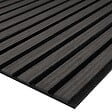 TECTAKE - Lot de 8 panneaux acoustiques 3d en placage en bois véritable chêne noir feutre insonorisant découpables 120 x 60 cm - vignette