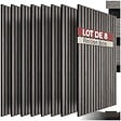TECTAKE - Lot 8 panneaux acoustiques placage en bois chêne gris clair 120x60 cm feutre insonorisant - vignette