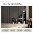 TECTAKE - Panneaux acoustiques Sonic Wall IV aspect bois chêne noir - vignette