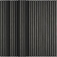 TECTAKE - Lot de 4 panneaux acoustiques 3d 120 x 60 cm en mdf avec placage en bois véritable chêne noir feutre insonorisant découpables montage facile - vignette