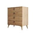 HABITAT ET JARDIN - Commode en bois "Versa-Ce" - 80 x 45 x 90 cm - Marron - vignette
