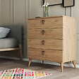 HABITAT ET JARDIN - Commode en bois "Versa-Ce" - 80 x 45 x 90 cm - Marron - vignette