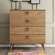 HABITAT ET JARDIN - Commode en bois "Versa-Ce" - 80 x 45 x 90 cm - Marron - vignette