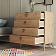 HABITAT ET JARDIN - Commode en bois "Versa-Ce" - 80 x 45 x 90 cm - Marron - vignette