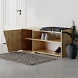 HABITAT ET JARDIN - Meuble à chaussures en bois "Fiona" - 104 x 37 x 47 cm - Beige - vignette