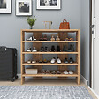HABITAT ET JARDIN - Meuble à chaussures en bois "Sargel " - 75 x 31 x 72 cm - Marron - vignette