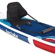 TECTAKE - Planche de stand up paddle gonflable avec support pour appareil photo siège de kayak antidérapant rouge et bleu 288 x 77 x 22,5 cm jusqu'à 200 kg - vignette