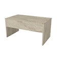 HABITAT ET JARDIN - Table basse avec coffre de rangement en bois "Akilli" - 90 x 45 x 52 cm - Travertin - vignette