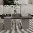 HABITAT ET JARDIN - Table basse en bois "Matris" - 90 x 46 x 37 cm - Gris - vignette