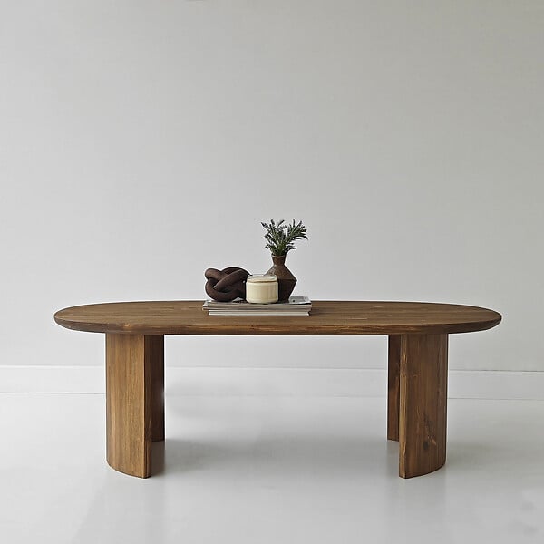 HABITAT ET JARDIN - Table basse en bois "Hudson" - 120 x 60 x 40 cm - Marron - large