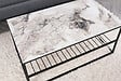 HABITAT ET JARDIN - Table basse en bois "Asude" - 95 x 55 x 42 cm - Blanc - vignette
