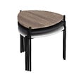 HABITAT ET JARDIN - Lot de 3 tables basses gigognes en bois "Lenny" - 45 x 45 x 45 cm - Multicolore - vignette