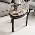 HABITAT ET JARDIN - Lot de 3 tables basses gigognes en bois "Lenny" - 45 x 45 x 45 cm - Multicolore - vignette