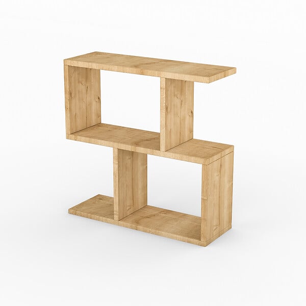 HABITAT ET JARDIN - Table d'appoint en bois "Life" - 60 x 20 x 60 cm - Chêne - large