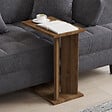 HABITAT ET JARDIN - Table d'appoint en bois "Lun" - 25 x 50 x 48 cm - Marron - vignette