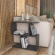 HABITAT ET JARDIN - Table d'appoint en bois "Life" - 60 x 20 x 60 cm - Anthracite - vignette