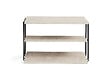 HABITAT ET JARDIN - table d'appoint en bois "Lifon" - 50 x 40 x 33 cm - Travertin - vignette