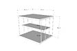 HABITAT ET JARDIN - table d'appoint en bois "Lifon" 50 x 40 x 33 cm - Anthracite - vignette