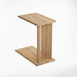 HABITAT ET JARDIN - Table d'appoint en bois "Lun" - 25 x 50 x 48 cm - Beige - vignette