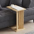 HABITAT ET JARDIN - Table d'appoint en bois "Lun" - 25 x 50 x 48 cm - Beige - vignette