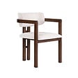 HABITAT ET JARDIN - Chaise en bois "Toscana" - 54 x 54 x 76 cm - Blanc - vignette