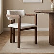 HABITAT ET JARDIN - Chaise en bois "Toscana" - 54 x 54 x 76 cm - Blanc - vignette