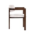 HABITAT ET JARDIN - Chaise en bois "Toscana" - 54 x 54 x 76 cm - Blanc - vignette