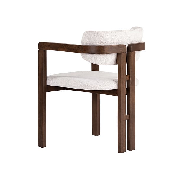 HABITAT ET JARDIN - Chaise en bois "Toscana" - 54 x 54 x 76 cm - Blanc - large