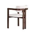 HABITAT ET JARDIN - Chaise en bois "Toscana" - 54 x 54 x 76 cm - Blanc - vignette