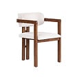 HABITAT ET JARDIN - Chaise en bois "Toscana" - 54 x 54 x 76 cm - Blanc - vignette