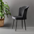 HABITAT ET JARDIN - Ensemble de chaises (2 pièces) en bois "Rubi" - 52 x 42 x 85 cm - Noir - vignette