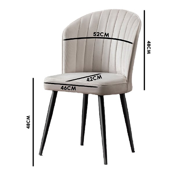 HABITAT ET JARDIN - Ensemble de chaises (2 pièces) en bois "Rubi" - 52 x 42 x 85 cm - Noir - large