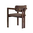HABITAT ET JARDIN - Chaise en bois "Toscana" - 54 x 54 x 76 cm - Marron / Noyer Foncé - vignette