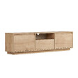 HABITAT ET JARDIN - Meuble TV en bois "Sentinel" - 160 x 30 x 42 cm - Beige - vignette