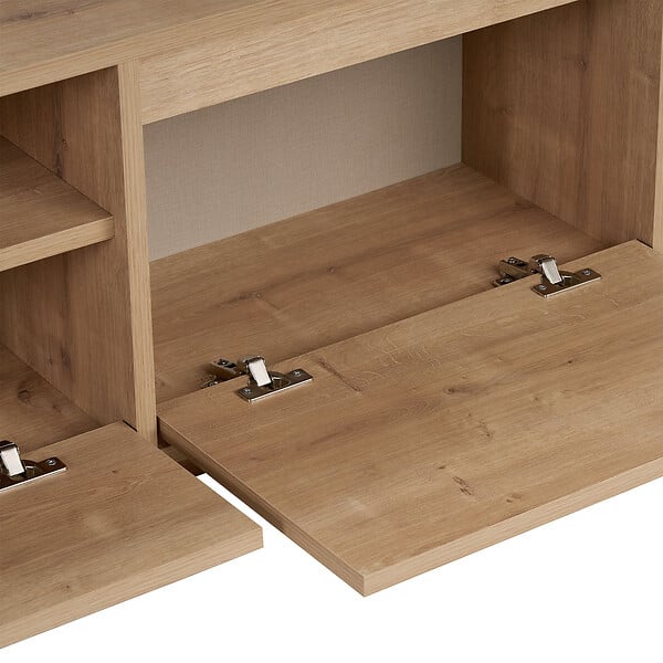HABITAT ET JARDIN - Meuble TV en bois "Sentinel" - 160 x 30 x 42 cm - Beige - large
