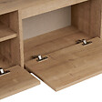 HABITAT ET JARDIN - Meuble TV en bois "Sentinel" - 160 x 30 x 42 cm - Beige - vignette