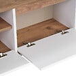 HABITAT ET JARDIN - Meuble TV en bois "Sentinel" - 160 x 30 x 42 cm - Blanc - vignette