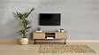 HABITAT ET JARDIN - Meuble TV en bois "Laxus" - 140 x 40 x 50 cm - Marron - vignette