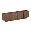HABITAT ET JARDIN - Meuble TV en bois "Lowen" - 180 x 35 x 46 cm - Noyer Milano - vignette