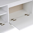 HABITAT ET JARDIN - Meuble TV en bois "Sentinel" - 160 x 30 x 42 cm - Blanc - vignette