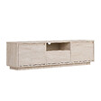 HABITAT ET JARDIN - Meuble TV en bois "Sentinel" - 160 x 30 x 42 cm - Travertin - vignette