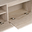 HABITAT ET JARDIN - Meuble TV en bois "Sentinel" - 160 x 30 x 42 cm - Travertin - vignette