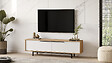 HABITAT ET JARDIN - Meuble TV en bois "ON1-SW" - 160 x 35 x 45 cm - Blanc - vignette