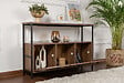 HABITAT ET JARDIN - Buffet en bois "Solace" - 120 x 30 x 77 cm - Marron - vignette