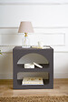 HABITAT ET JARDIN - Table de chevet en bois "Lorin" - 50 x 40 x 50 cm - Gris anthracite - vignette