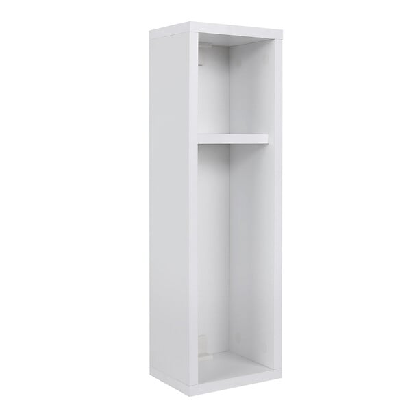 HABITAT ET JARDIN - Table de chevet en bois "Turra" - 20 x 15 x 65 cm - Blanc - large