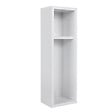 HABITAT ET JARDIN - Table de chevet en bois "Turra" - 20 x 15 x 65 cm - Blanc - vignette